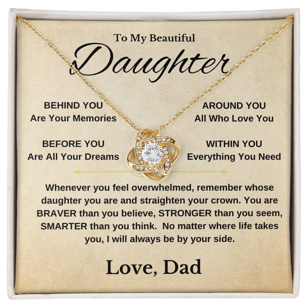 Daughter Gift "I Will Always Be By Your Side". Love Dad