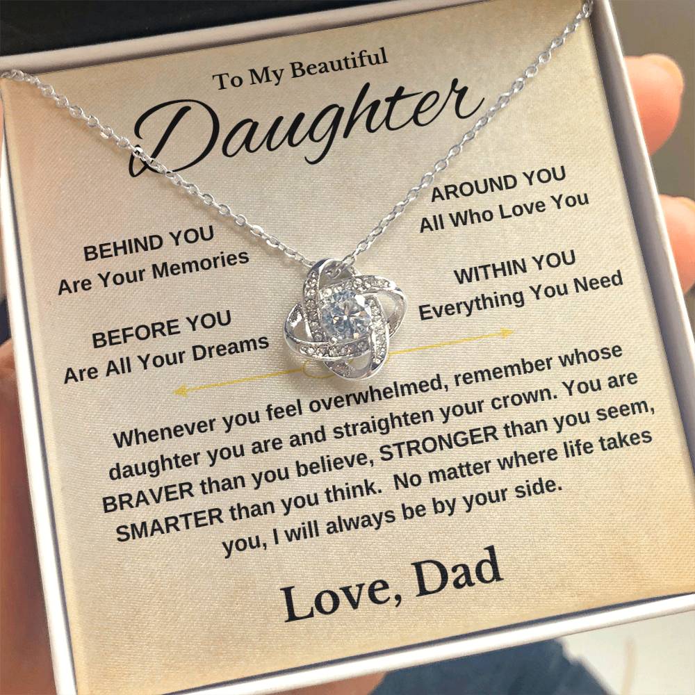 Daughter Gift "I Will Always Be By Your Side". Love Dad