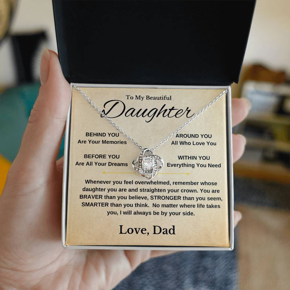 Daughter Gift "I Will Always Be By Your Side". Love Dad