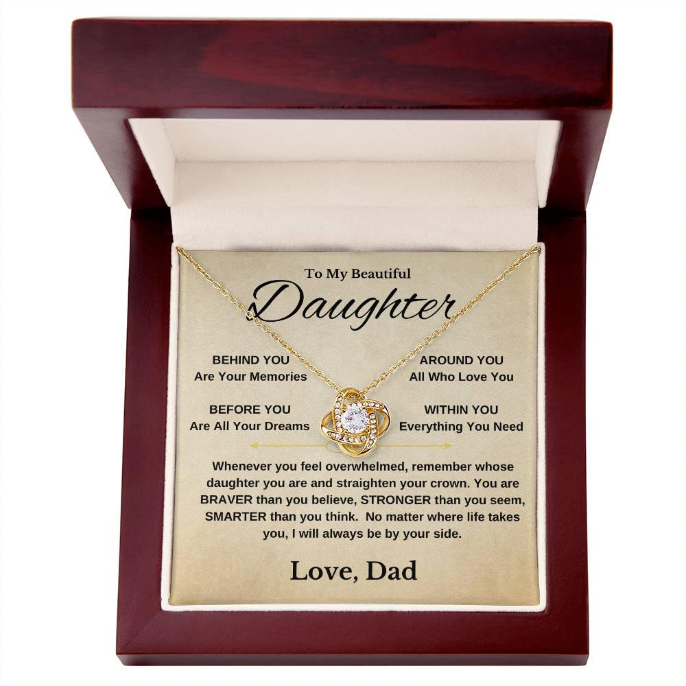 Daughter Gift "I Will Always Be By Your Side". Love Dad