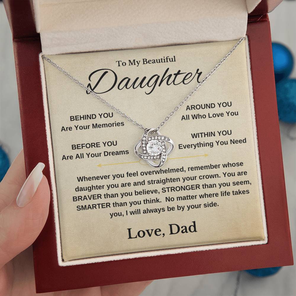 Daughter Gift "I Will Always Be By Your Side". Love Dad