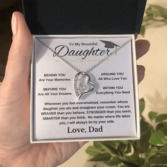 Daughter Gift "I Will Always Be By Your Side". Love Dad